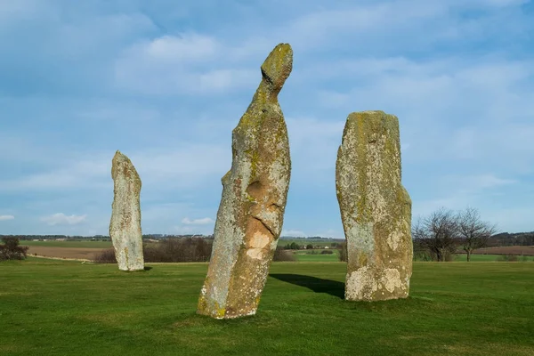 Lundin bağlantılar duran taşlar. Fife. İskoçya