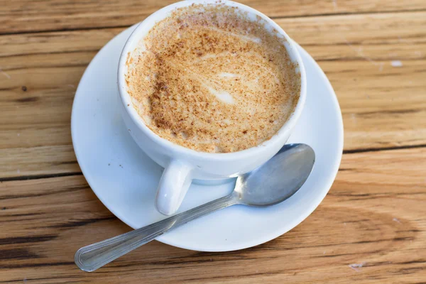 Coffee cup of cappuccino — Stock Photo, Image