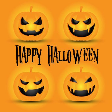 Mutlu Halloween Jack O Fener kabak