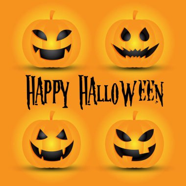 Mutlu Halloween Jack O Fener kabak