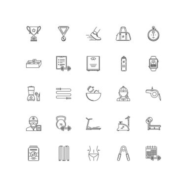 25 anahat simgeleri spor. 64 x 64 kılavuz.