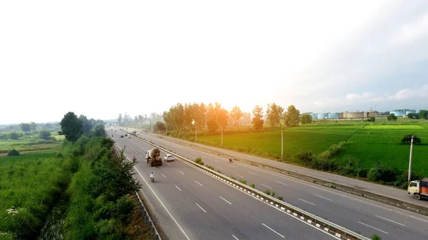 Highway elevated view