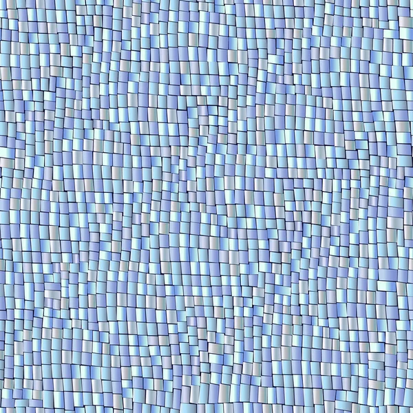 Blaues Gradientenmosaik Haotische Mosaikstruktur Abstrakter Hintergrund Mit Geometrischem Design Quadratisches — Stockvektor