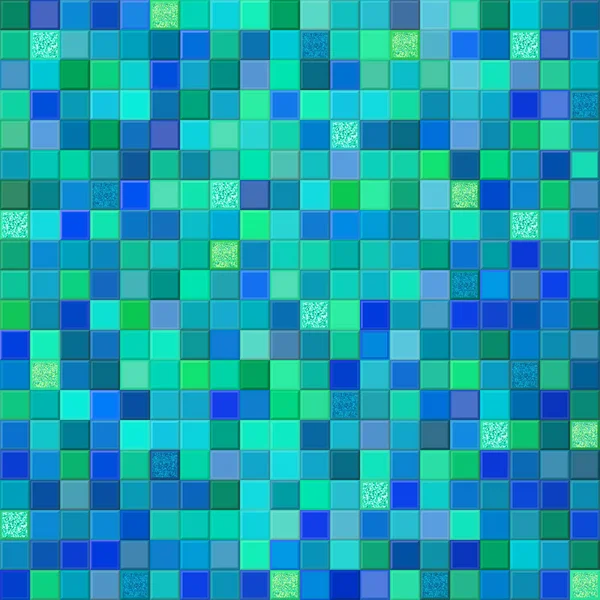 Padrão Mosaico Gradiente Azul Textura Mosaico Haótico Fundo Abstrato Azul — Vetor de Stock