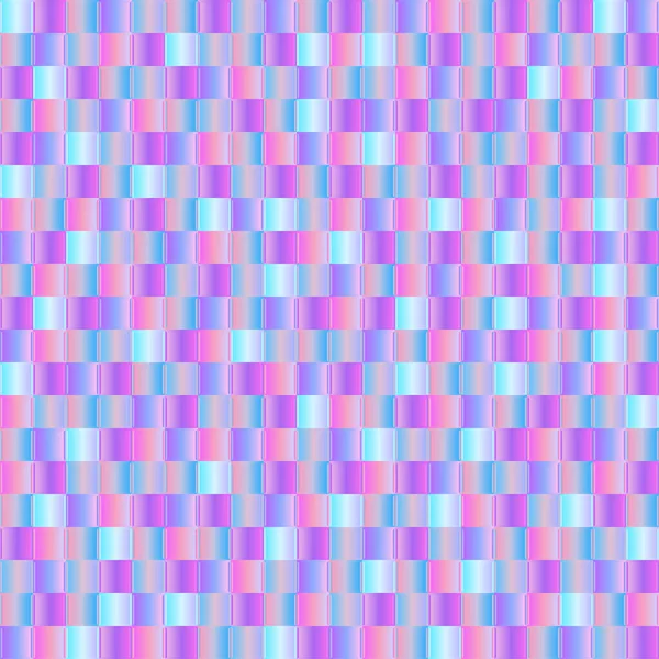 Fundo Mosaico Gradiente Roxo Textura Mosaico Haótico Padrão Quadrado Com — Vetor de Stock