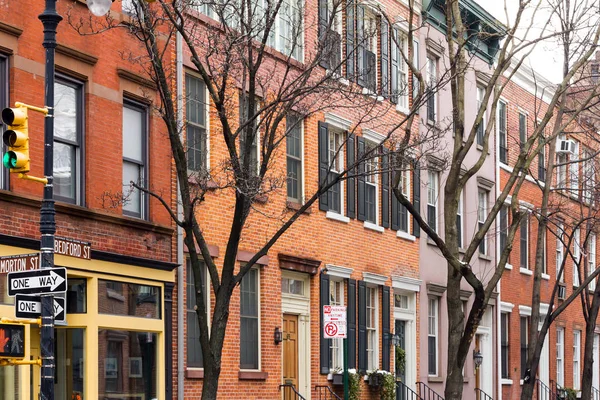 Bloc historique dans le quartier Greenwich Village New York Ci — Photo
