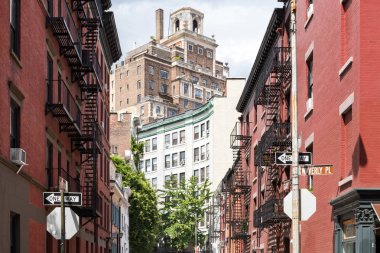 Tarihi Greenw Eşcinsel Street ve Waverly Place kavşak