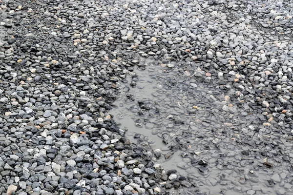 Marken med stenar — Stockfoto