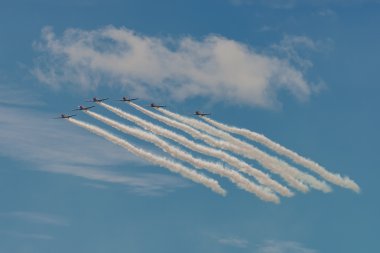 Yeni Windsor, Ny - 3 Eylül 2016: Geico Skytypers hava Sho