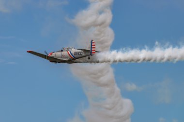 Yeni Windsor, Ny - 3 Eylül 2016: Geico Skytypers hava Sho
