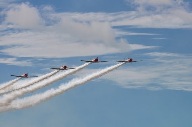 Yeni Windsor, Ny - 3 Eylül 2016: Geico Skytypers hava Sho
