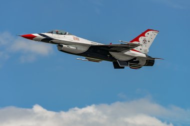 Yeni Windsor, Ny - 3 Eylül 2016: Usaf Thunderbirds bir gerçekleştirmek