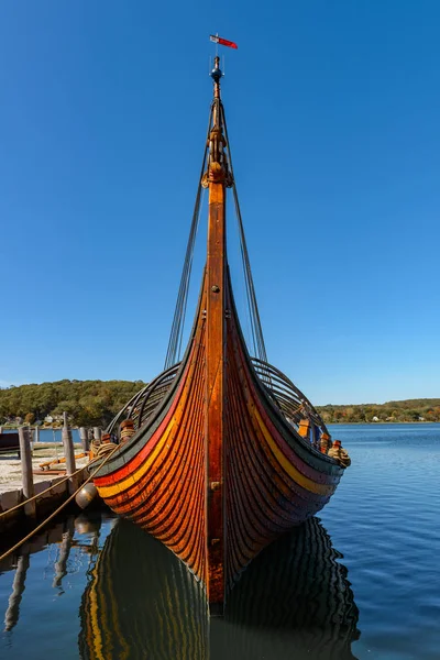 Корабли викингов в Мистик Сипорт Коннектикут — стоковое фото