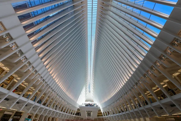 New York, NY, USA - October 19, 2017: Inside of World Trade Cent — Stock Photo, Image