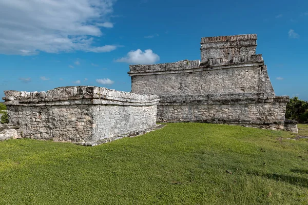 Ruiny Majów w tulum, Meksyk — Zdjęcie stockowe
