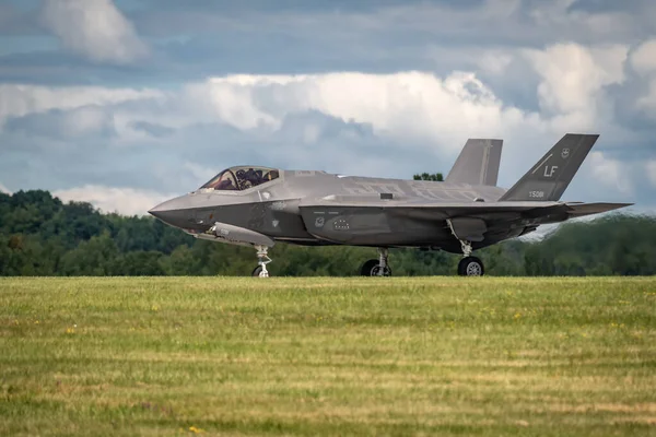 Novo Windsor Agosto 2019 Lockheed Martin Lightning Aeroporto Internacional Stewart — Fotografia de Stock