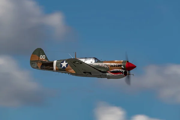 Čtení Června 2018 Curtiss 40M Warhawk Letu Během Druhé Světové — Stock fotografie