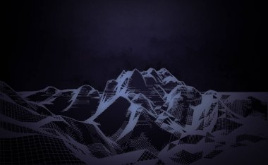 Tel kafes çokgen manzara.