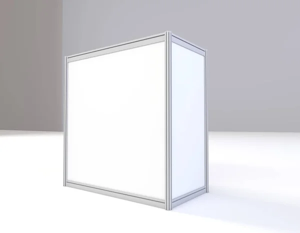 Lightbox Jasne Tło Renderowania Design — Zdjęcie stockowe