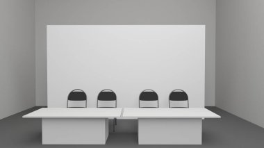 Sancak 2x3 metre. 3 boyutlu görüntüleme. Model