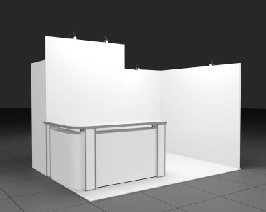 3D canlandırma standı modeli