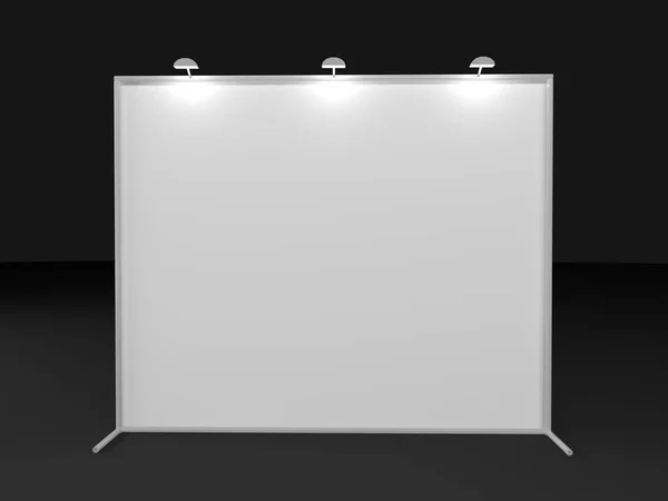 3d render 2x3 backdrop with light. Realistic mockup. — Stock Photo, Image