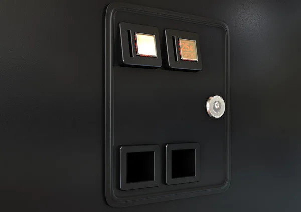 Spielautomat-Münzschacht-Panel — Stockfoto