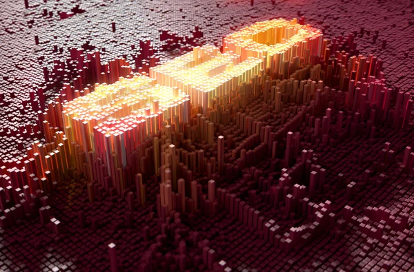 Pixel Seo Concept — Stockfoto