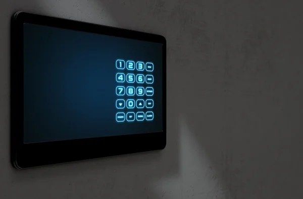 現代の対話型ホーム セキュリティ — ストック写真