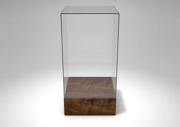 Glass Display Case — Stock Photo, Image