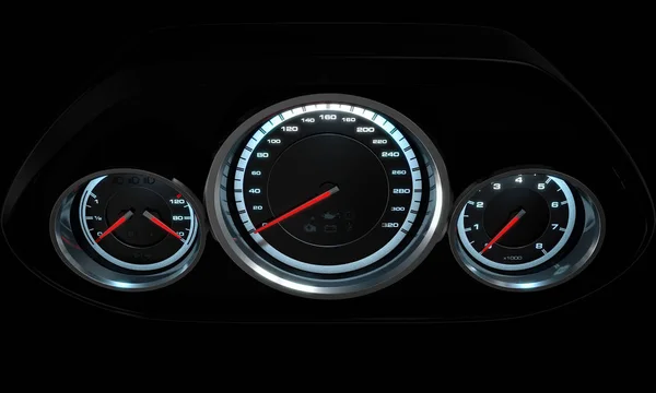 Car Dashboard View — Stock Photo, Image