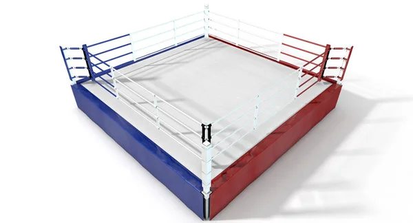 Boxning Ring moderna isolerade — Stockfoto