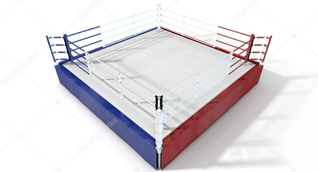 Boxing Ring Modern Isolated