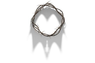 Crown Of Thorns With Royal Shadow clipart