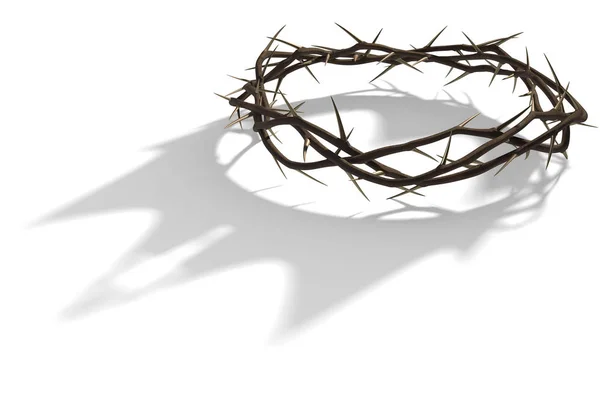 Crown Of Thorns With Royal Shadow — Stock Photo, Image
