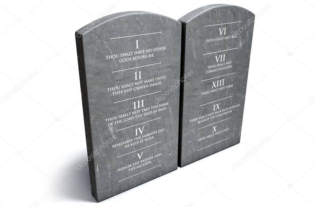 Ten Commandments Stones