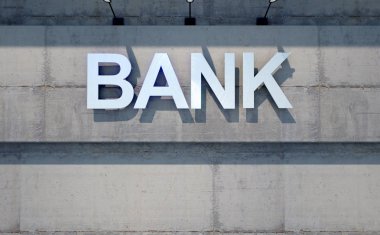 Modern banka Binası tabela