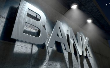 Modern banka Binası tabela