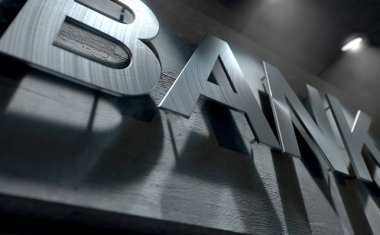 Modern banka Binası tabela