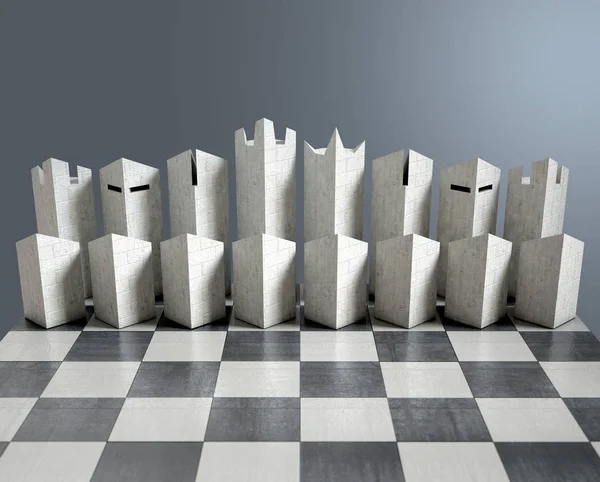 Jeu d'échecs moderne — Photo