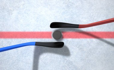 buz hokey sopaları ve Pak