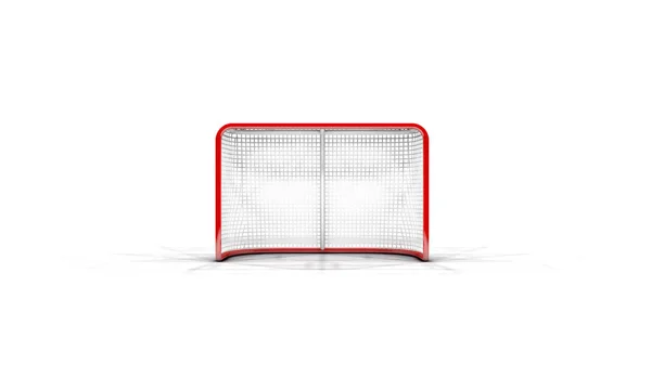 Bramki do hokeja na lodzie — Zdjęcie stockowe