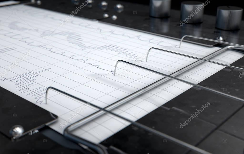 Polygraph Lie Detector Machine