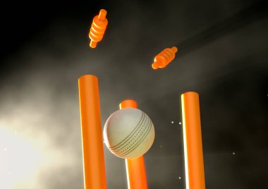 Kriket topu isabet yangın dolapları