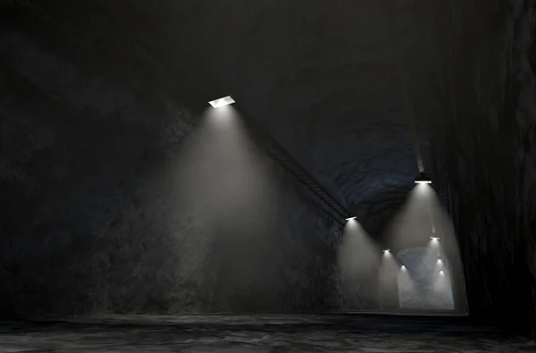 Yeraltı maden şaftı — Stok fotoğraf