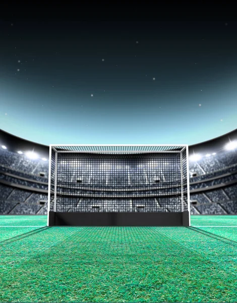 Işıklandırılmış Stadyumu gece