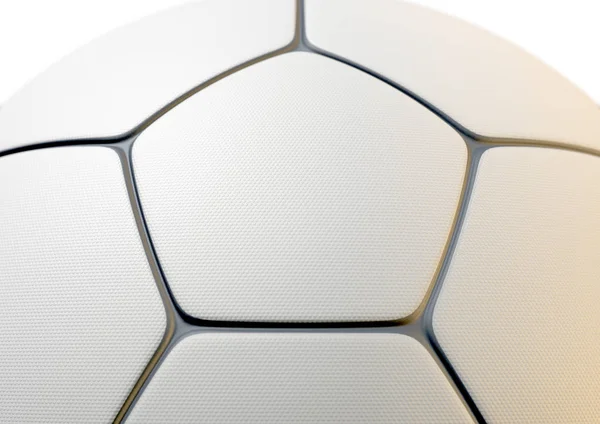 Getextureerde Soccer Ball Closeup — Stockfoto