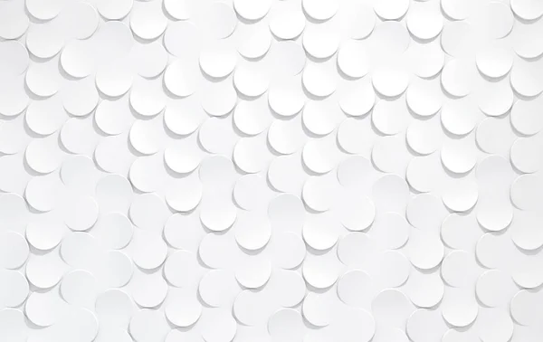 Weiß auf weißen Schuppenschalen — Stockfoto