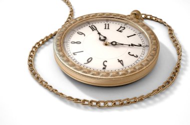 zincir üzerinde cep saati