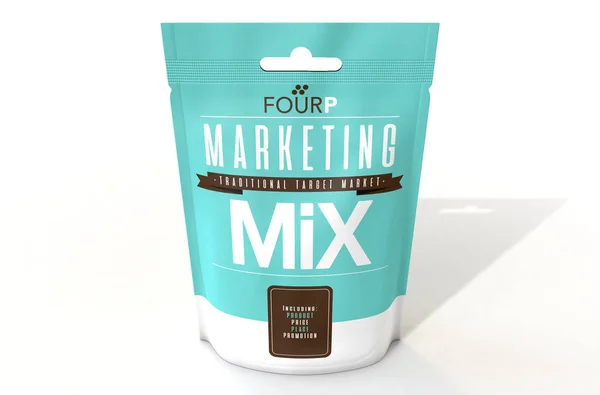 Marketing Mix 4 P's — Stock Photo, Image